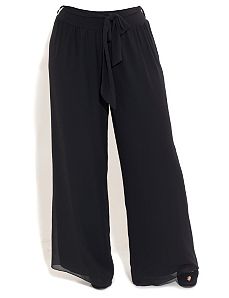 Chiffon Palazzo Pants by City Chic