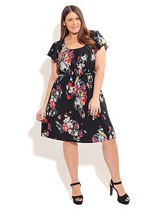 Bouquet Garden Dress by City Chic