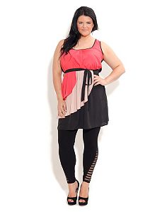 Contrast Layer Tunic by City Chic