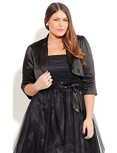 Satin Bolero by City Chic