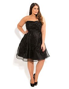 Rosette Rachel Dress by City Chic