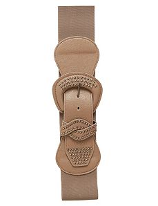 Neutral Stud Belt by City Chic