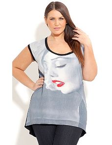 Screen Siren Top by City Chic