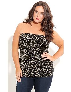 Metallic Animal Top by City Chic