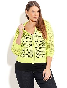 Cardigan Hoodie by City Chic
