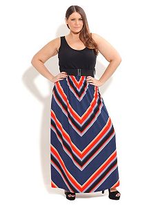 So Cute Stripe Maxi by City Chic