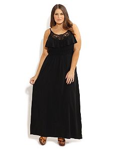 Lace Motif Maxi by City Chic