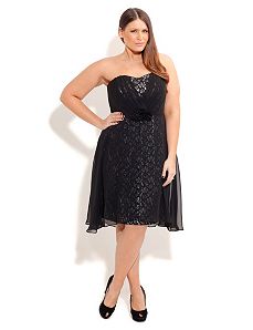 OVERLAY OLIVIA DRESS by City Chic