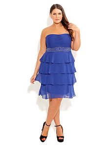Tiered Tessa Dress by City Chic