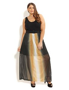 So Cute Ombre Maxi by City Chic