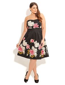 Floating Lotus Dress by City Chic
