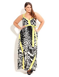 Feather Play Maxi by City Chic
