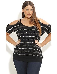 Off Soundwave Top by City Chic