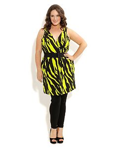 Acid Splash Tunic by City Chic