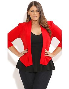 Miss Poppy Jacket by City Chic