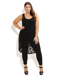 Sexy Lace Tunic by City Chic