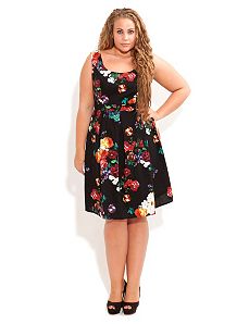 Rose Garden Dress by City Chic