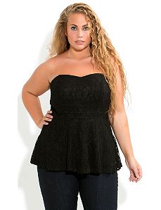 Lacey Lace Corset by City Chic