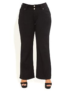 Column Wide Jeans Regular by City Chic