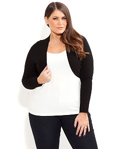 Long Sleeve Shrug by City Chic