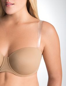 Clear 5/8" bra straps by The Natural