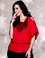 Plus Size Sequin Peplum Blouse by Lane Bryant