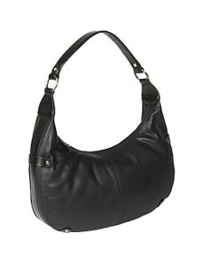 Patent Trimmed Hobo by Derek Alexander Leather