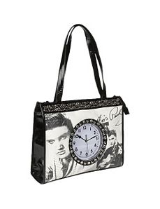 Elvis Totebag With Clock