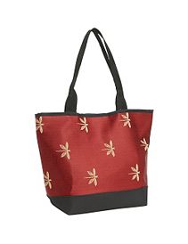 Signature Tote Dragonfly Garnet by Sally Spicer