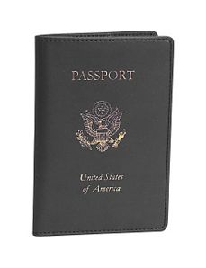Foil Stamped Passport Jacket by Royce Leather