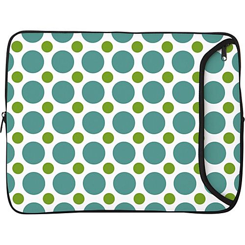 POLKA DOTS:GREEN & TEAL