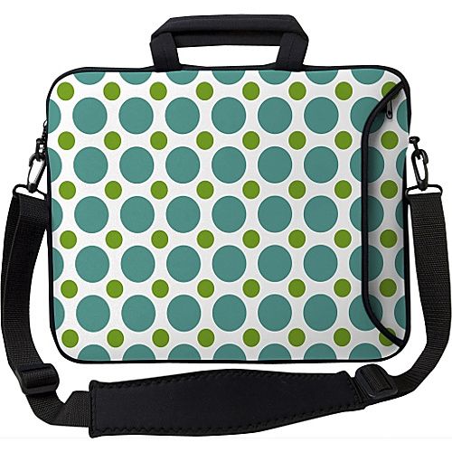 POLKA DOTS:GREEN & TEAL