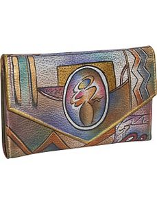 Checkbook Wallet-Abstract Classic by Anuschka