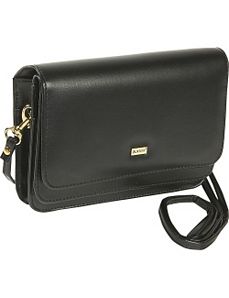 Double-Flap Mini-Bag with Total Wallet Organization by Buxton