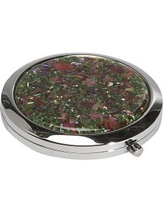 Mother of Pearl Compact Mirror - 1' x 3' by Budd Leather