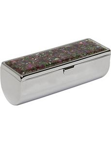 Mother Pearl Single Lipstick Holder by Budd Leather