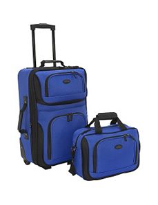 Rio 2-Piece Lightweight Carry-On Luggage Set by Traveler's Choice