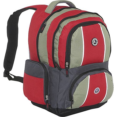 RED/KHAKI/CHARCOAL/BLACK