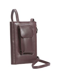 Leather Purse w/Strap by Leatherbay