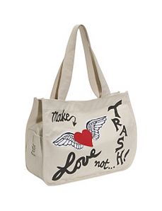 Fly Away Tote by Make Love Not Trash