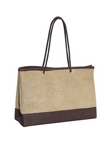 Jute Tote by Earth Axxessories