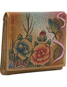 Three Fold Wallet - Premium Rose Antique by Anuschka