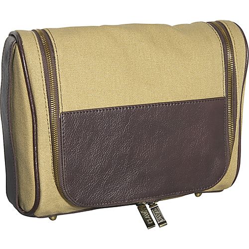 KHAKI CANVAS W/CAFE TRIM