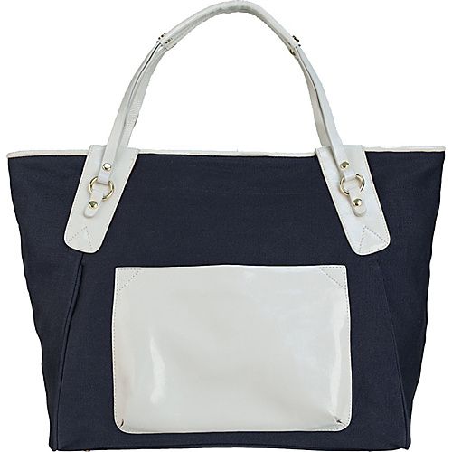 NEWPORT (NAVY/WHITE PATENT)