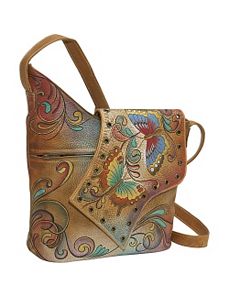 Abstract Flap Bag: Henna Butterfly by Anuschka