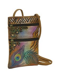 Mini Travel Companion: Premium Peacock Safari by Anuschka