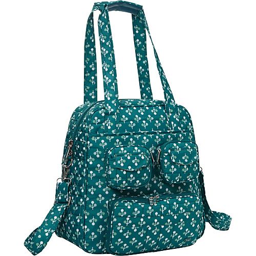 AQUA TEAL - ORCHARD PRINT