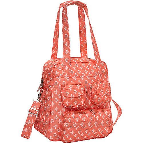 PEACH CORAL - ORCHARD PRINT