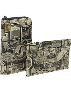 New Travel Print Travel Wallet and Photo Holder by Sydney Love