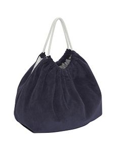 Solid Terry Bag with Rope Trim by Echo